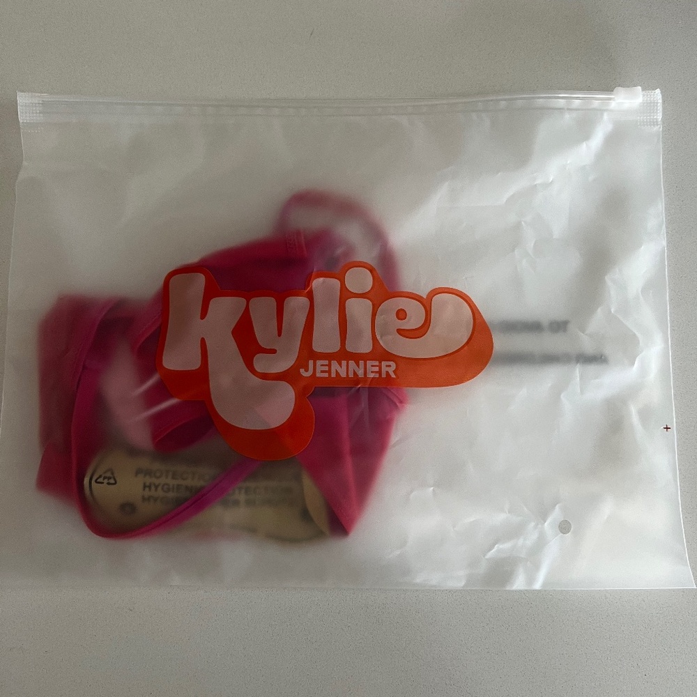 Kylie Swim Triangle Red Bikini Bottom BRAND NEW